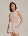 Tank Top Rib Azul,ROSA CLARO